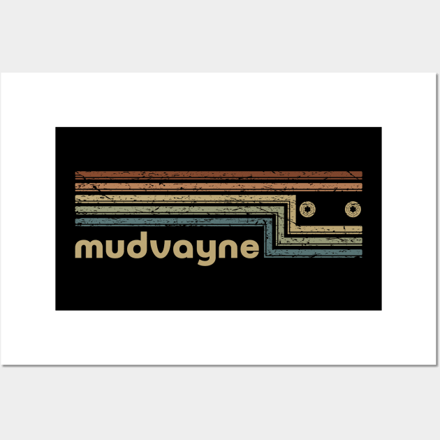 Mudvayne Cassette Stripes Wall Art by casetifymask